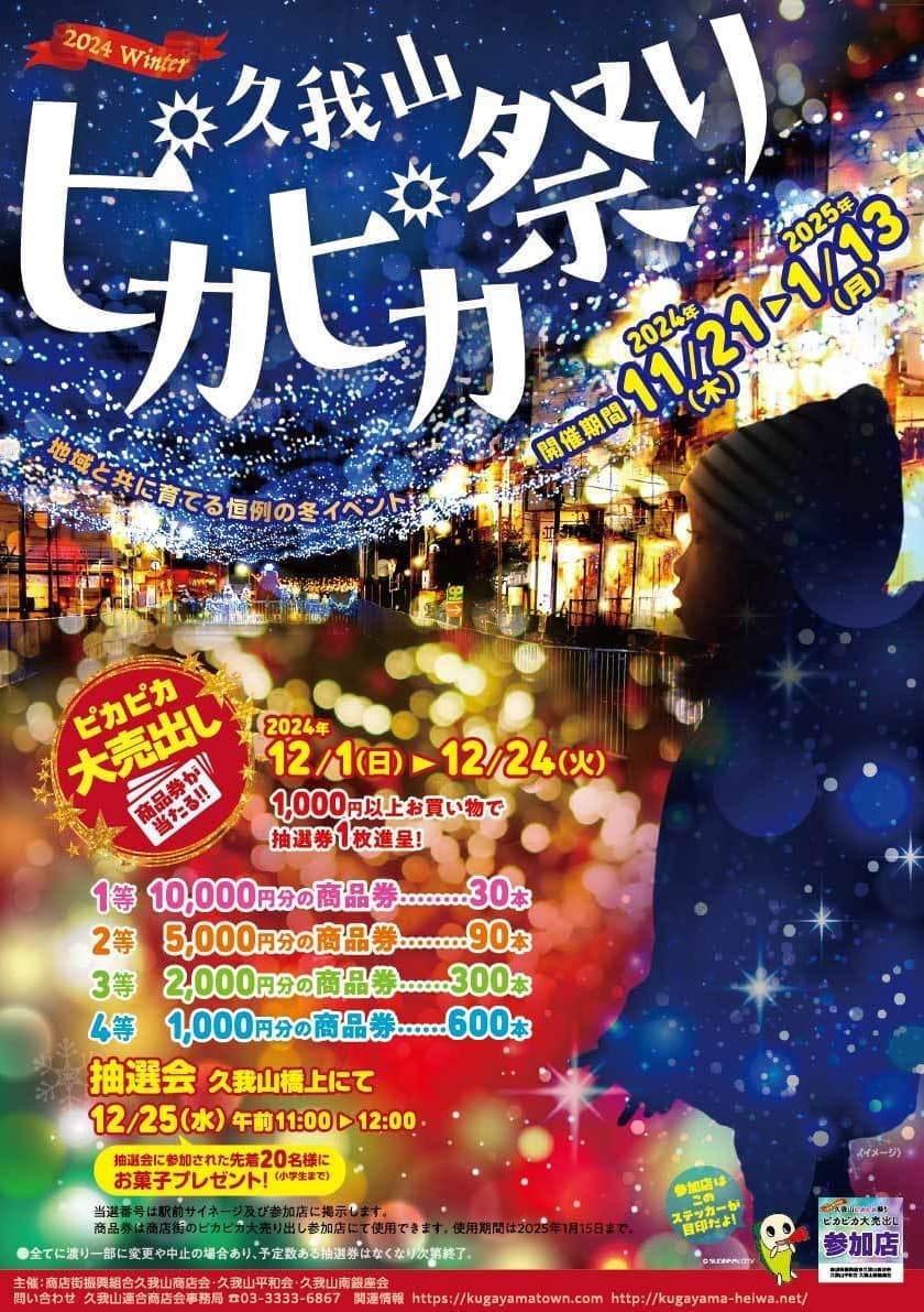 久我山ピカピカ祭り当選番号ポスター